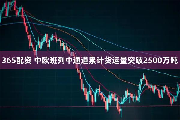 365配资 中欧班列中通道累计货运量突破2500万吨